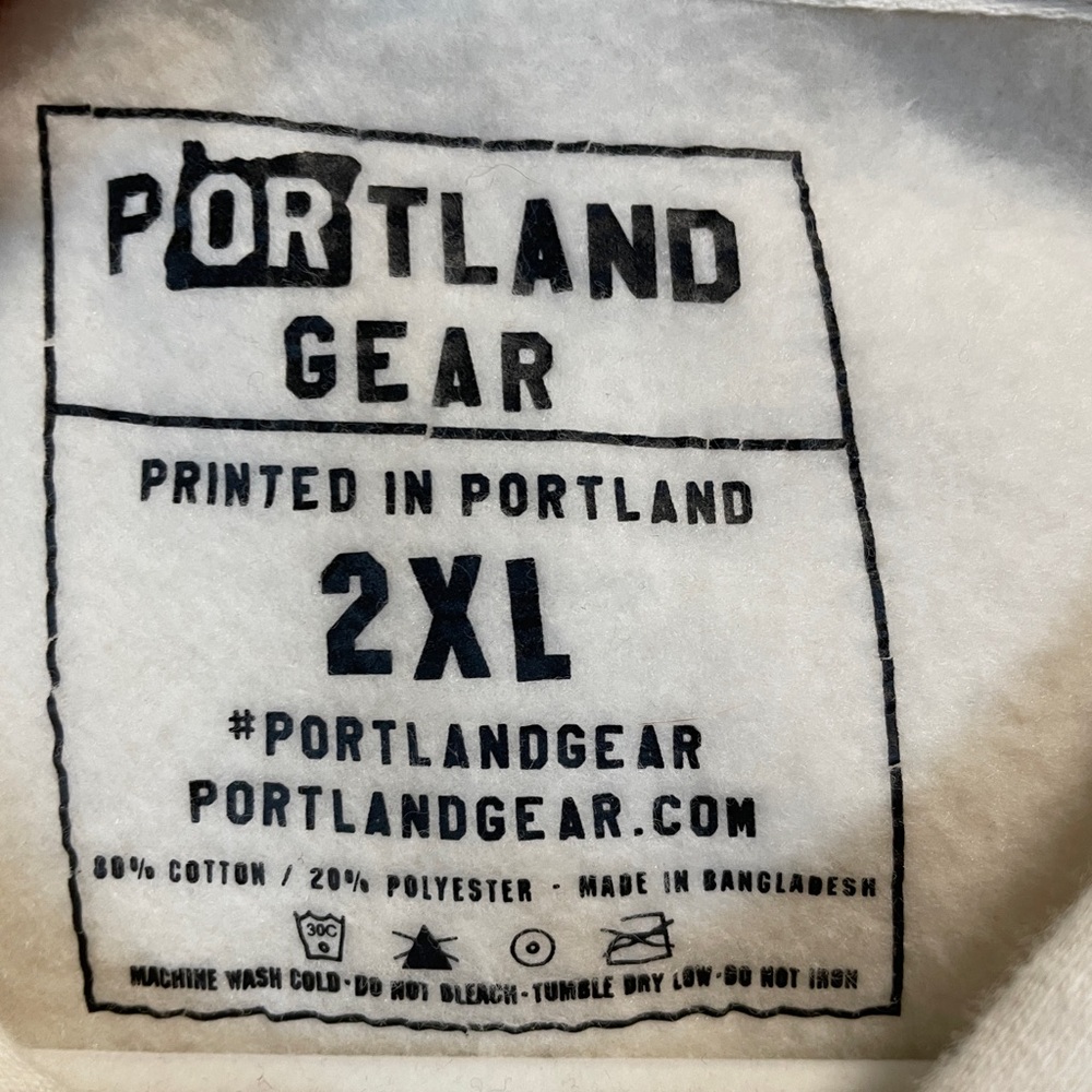 Portland Gear Hoodie with Varsity Style "P" Patch - Picture 2 of 11